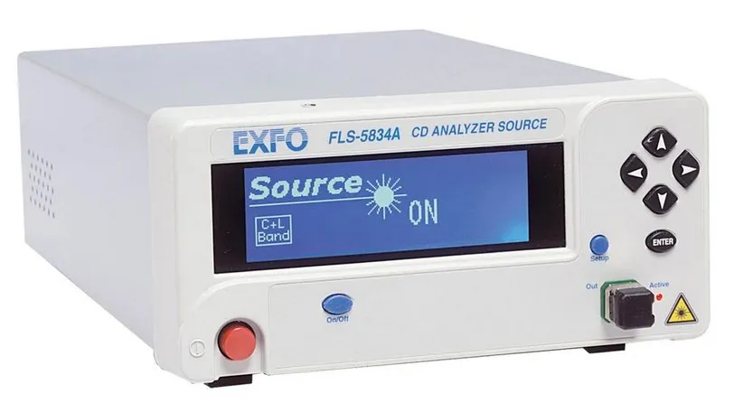 Широкополосный источник излучения для анализа дисперсии EXFO FLS-5834A Широкополосный источник излучения для анализа дисперсии EXFO FLS-5834A