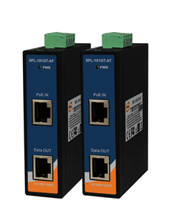 PoE-сплиттеры 1-портовые Gigabit Ethernet с PoE ORing SPL-101GT-AT
