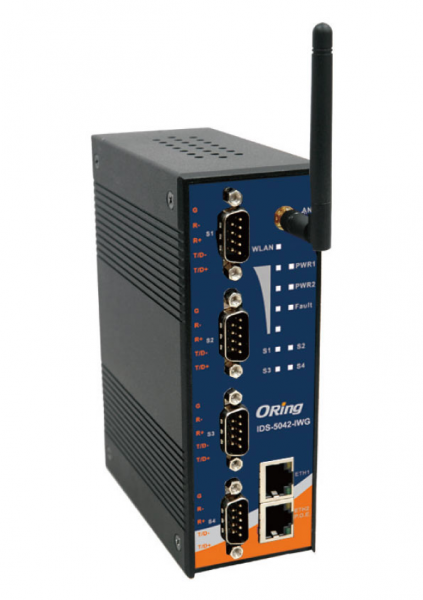 Промышленные серверы последовательных интерфейсов 4-портовые ORing IDS-5042-WG/IWG