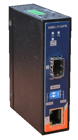 Промышленные медиаконвертеры гигабитные ORing IGMC-111GPB