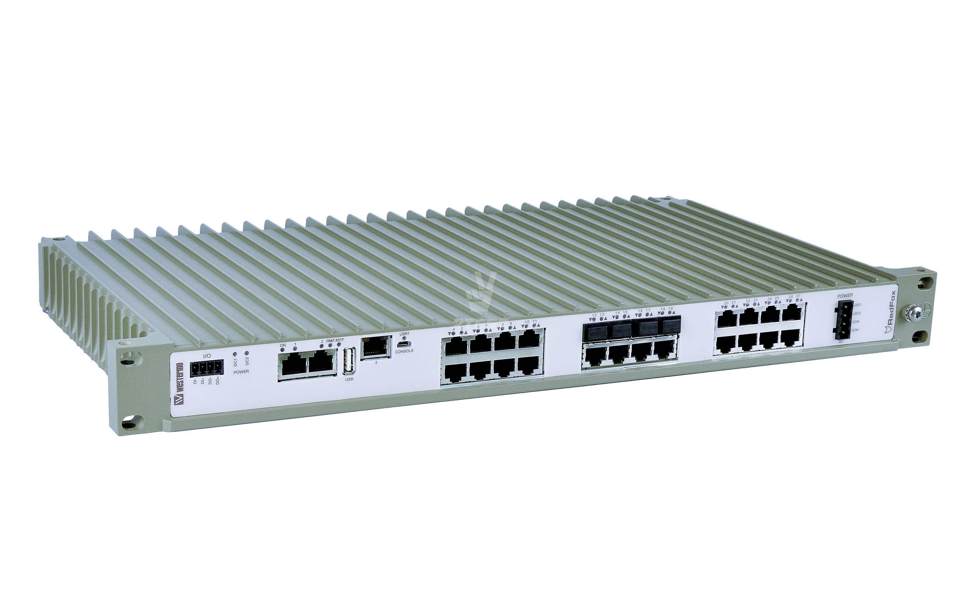 Поставка Промышленные коммутаторы управляемые Gigabit Ethernet Westermo RedFox RFIR-127-F4G-T7G-AC(DC)