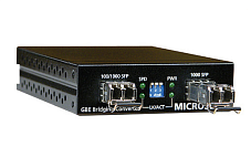 Промышленные конвертеры гигабитные MICROSENS SFP 100/1000Base-X / SFP 1000Base-X