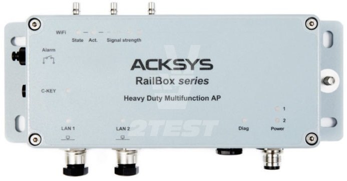 Функции Промышленная точка доступа Wi-Fi 802.11ac / ретранслятор для железных дорог ACKSYS RailBox