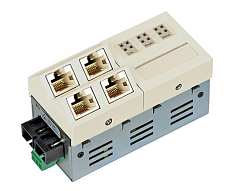 Микро-коммутаторы 5-портовые Gigabit Ethernet MICROSENS с опцией PoE