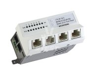 6-портовый Gigabit Ethernet микро-коммутатор MICROSENS MS450187PM-48G6