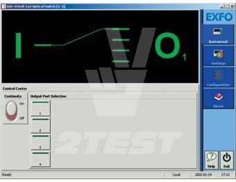 Решение 2TEST: Оптический переключатель EXFO IQS-9100