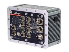 10-портовый управляемый гигабитный водонепроницаемый промышленный Ethernet коммутатор ORing TGPS-W9082GF-MM-M12X-QS-MV-IP54