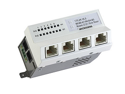 Микро-коммутаторы 6-портовые Gigabit Ethernet  MICROSENS 6-го поколения