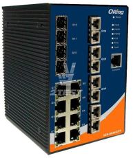 Промышленные коммутаторы 16-портовые управляемые Gigabit Ethernet ORing IGS-9844GPF(X)