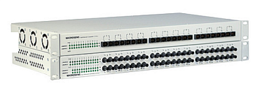 Промышленные конвертеры управляемые 12-портовые Fast Ethernet  MICROSENS 100Base-TX/FX 