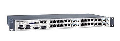Промышленные коммутаторы 25-портовые Gigabit Ethernet в 19" стойку MICROSENS Profi Line с поддержкой POE+ и SFP